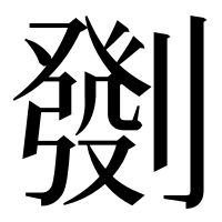 漢字の㔇