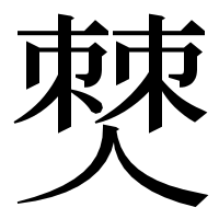 漢字の僰