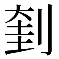 漢字の𠝥