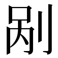 漢字の剐