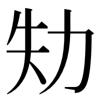 漢字の劮