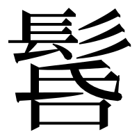 漢字の䯺