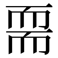 漢字の𦓔