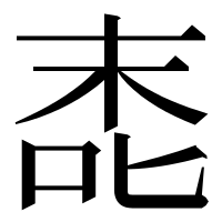 漢字の唜