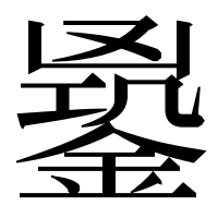 漢字の𨩹