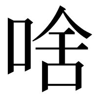 漢字の啥