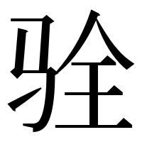 漢字の𩧴