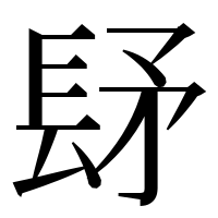 漢字の𨱨