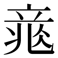 漢字の𥪐
