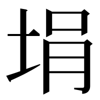 漢字の埍