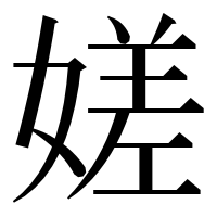 漢字の嫅