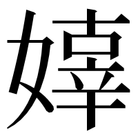 漢字の嫴