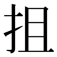 漢字の抯