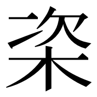 漢字の栥
