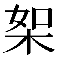 漢字の桇
