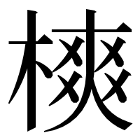 漢字の樉