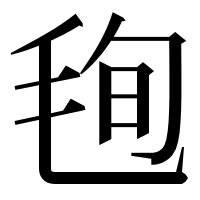 漢字の毥