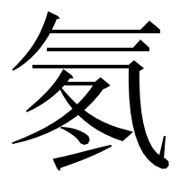 漢字の氡