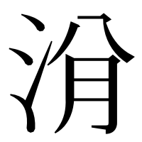 漢字の洕