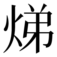 漢字の焍