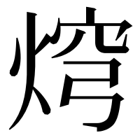漢字の焪