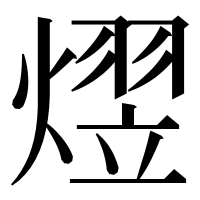 漢字の熤