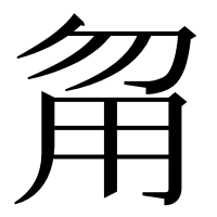 漢字の甮
