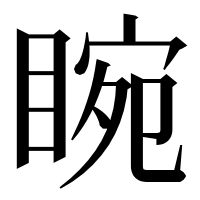 漢字の睕