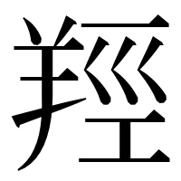 漢字の羥