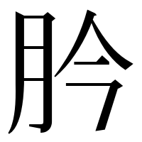 漢字の肣
