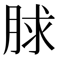 漢字の脙