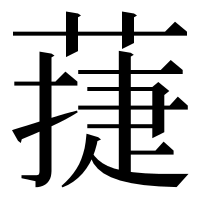 漢字の蓵