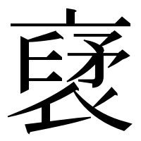 漢字の裦