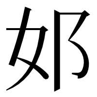 漢字の邚