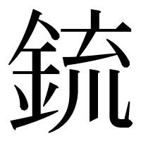 漢字の鋶