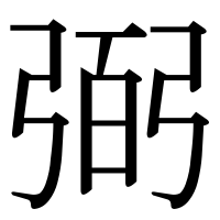 漢字の弼