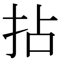 漢字の拈