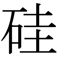漢字の硅