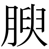 漢字の腴