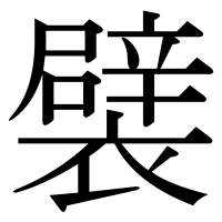 漢字の襞