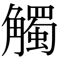 漢字の觸