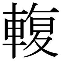 漢字の輹