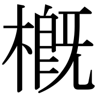 漢字の槪