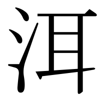 漢字の洱