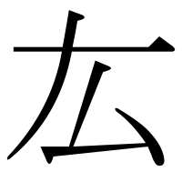 漢字の厷