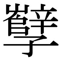 漢字の孼