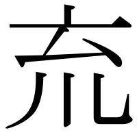 漢字の㐬