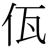 漢字の佤