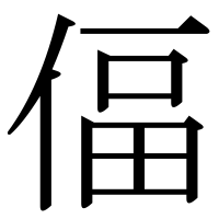 漢字の偪