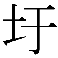 漢字の圩